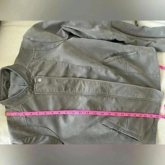 FREE PEOPLE COOL & CLEAN VEGAN LEATHER FITTED MOTO JACKET - SZ UNKNOWN - Picture 11 of 15